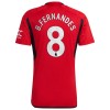 Camiseta de fútbol Manchester United B. Fernandes 8 Primera Equipación 23-24 - Hombre